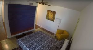 shipping container apartment bedroom